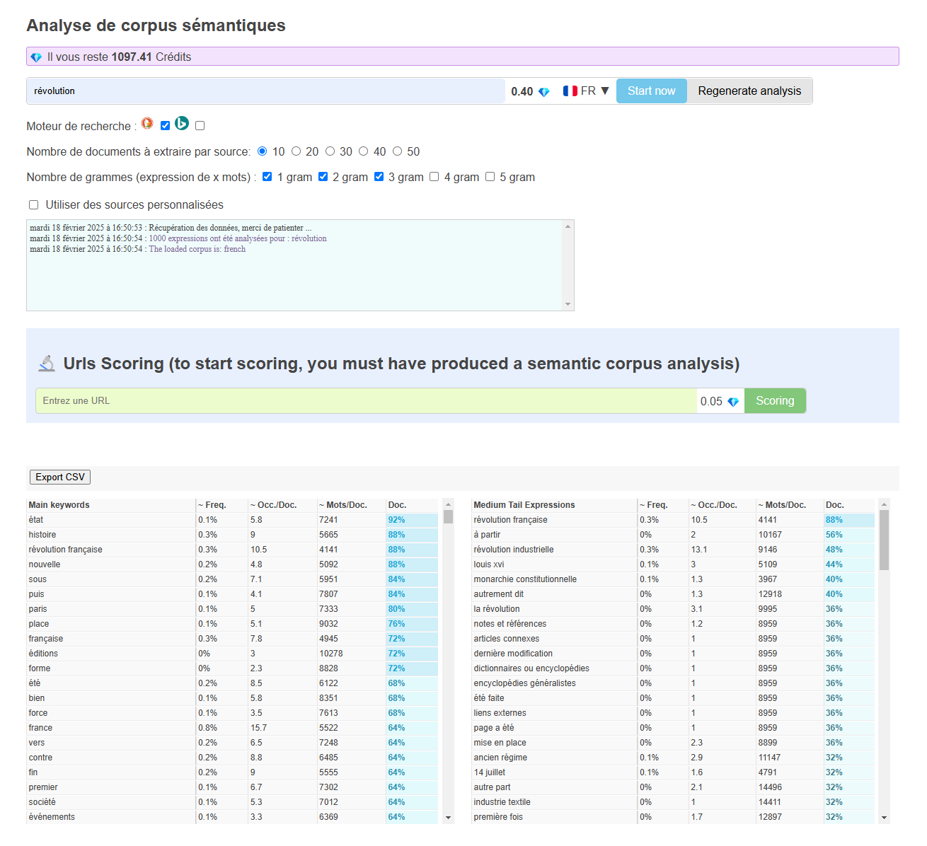 SEO Prism analyzer